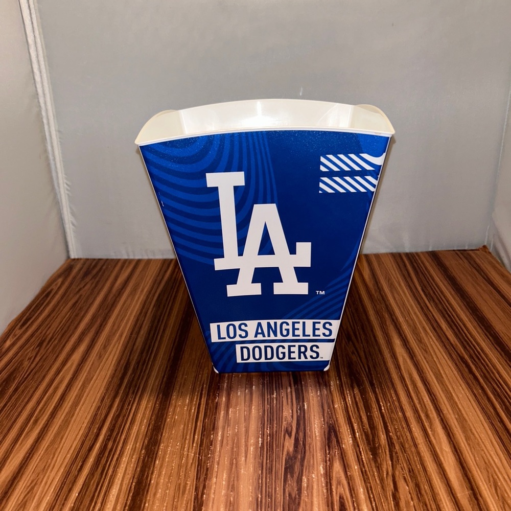 Los Angeles Dodgers Stadium Souvenir Churchill Company Large Popcorn Bucket